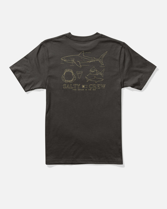 Great White  Ss Tee Kids - Black