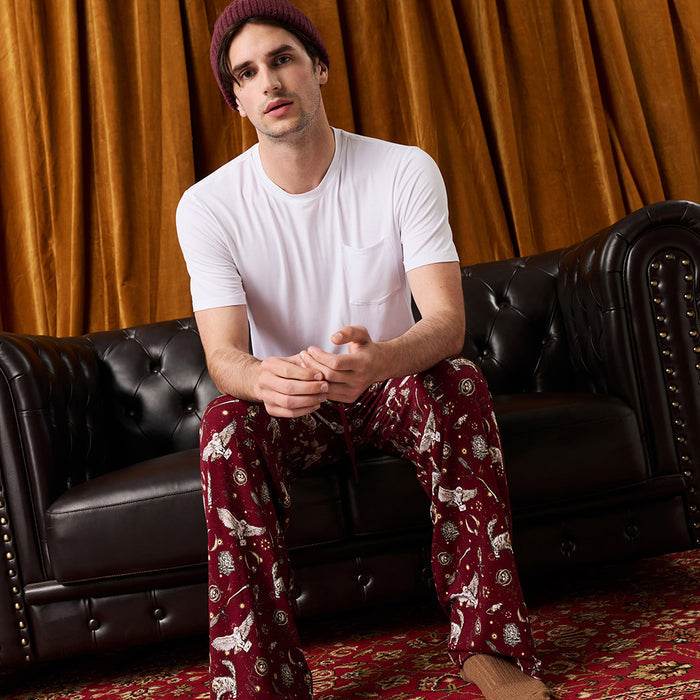 Gryffindor House Men's French Terry Relaxed Pants