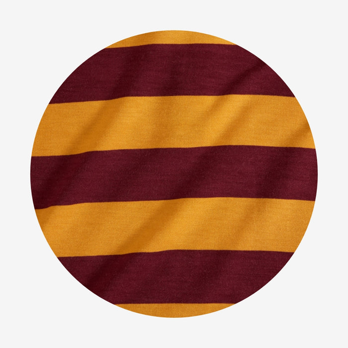 Gryffindor House Stripe Men's French Terry Polo Shirt
