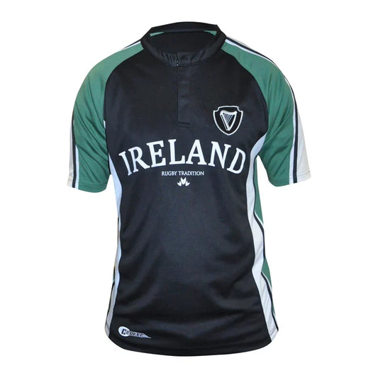 Guinness Croker Brand Navy and Green Rugby Jersey
