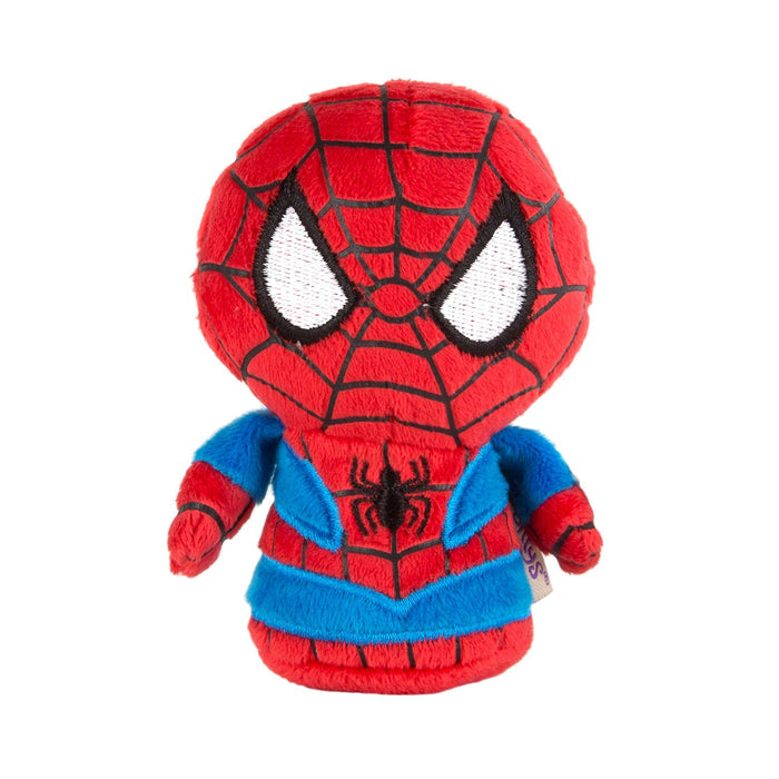 spider man plush itty bitty soft toy on white background