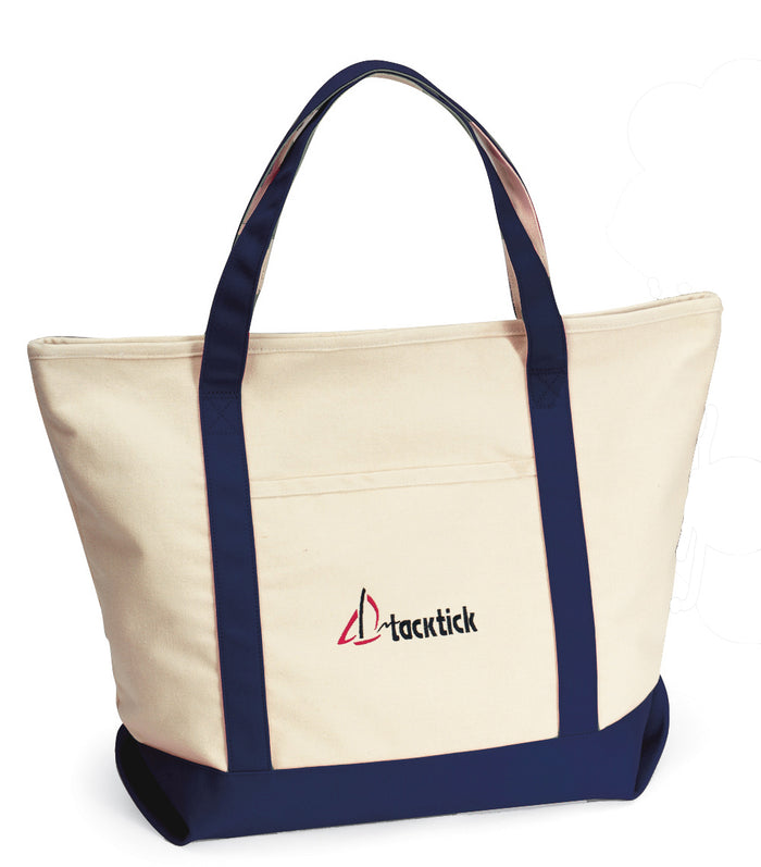 Harbor Cruise Boat Bag - Navy Blue | Custom Branded | Lemon Print