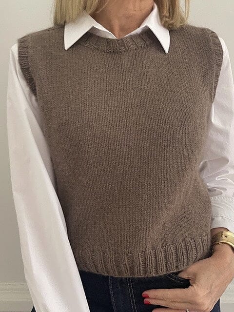 Hello Friend Vest by Leslie Friend, knitting pattern