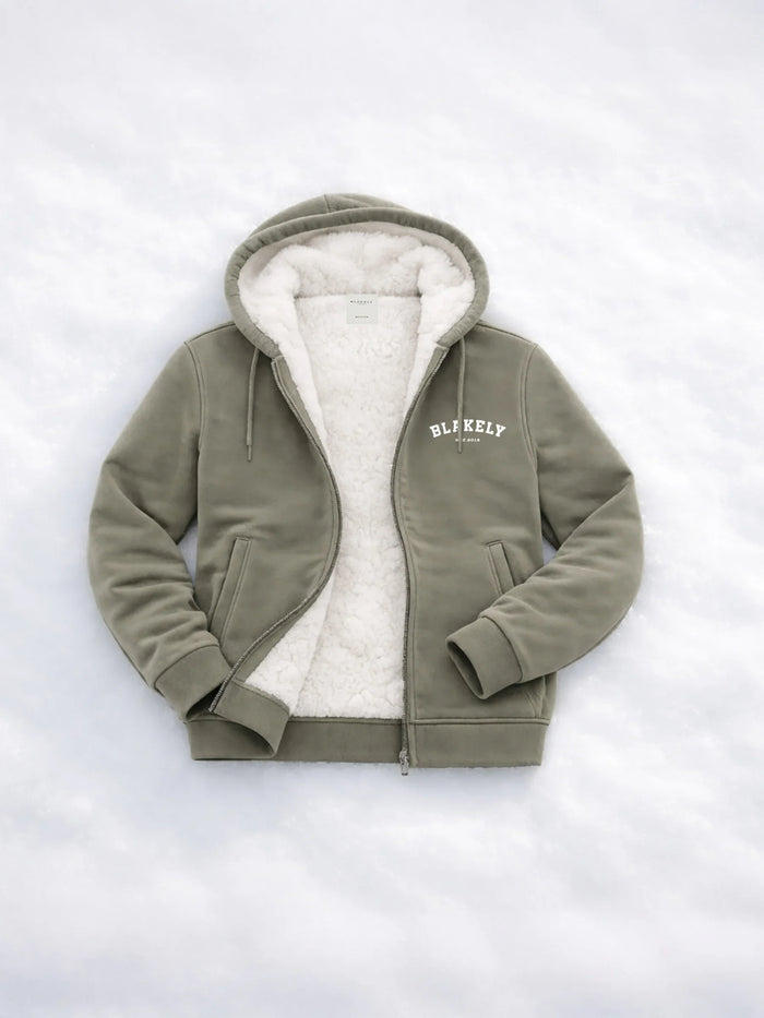 Heritage Full Zip Hoodie - Safari Green