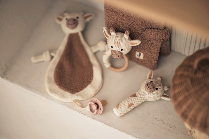 Hochet en tricot | Girafe