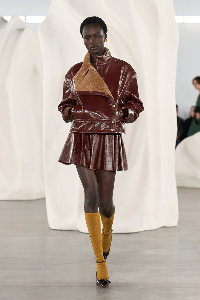 Honora Leather Jacket - Cognac