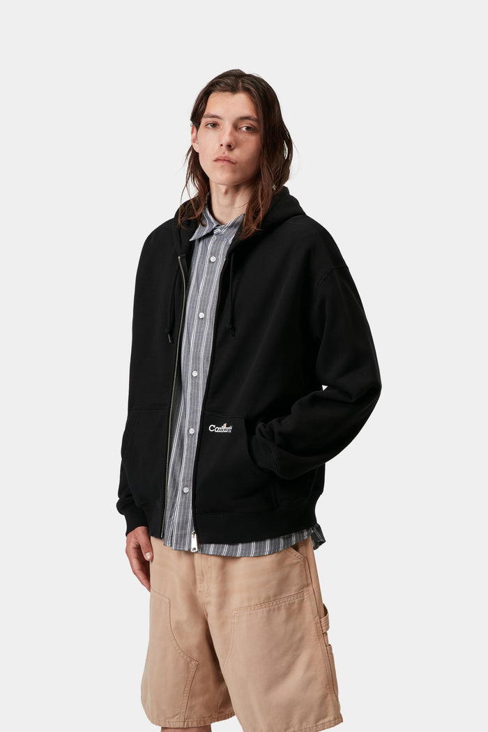 Hooded WIP Label Sweat Jacket