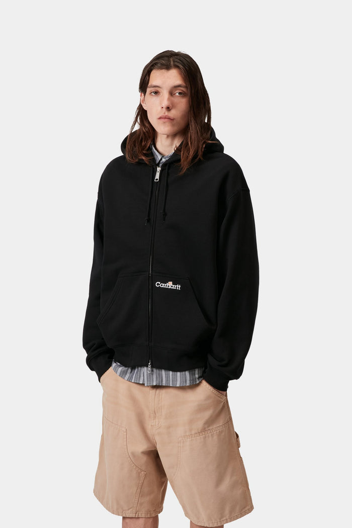 Hooded WIP Label Sweat Jacket
