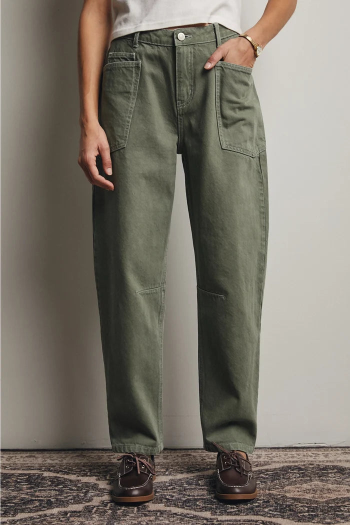 HR Barrel Jeans - Green