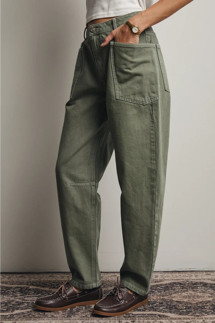 HR Barrel Jeans - Green