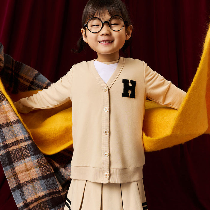 Hufflepuff Varsity League French Terry Varsity Cardigan