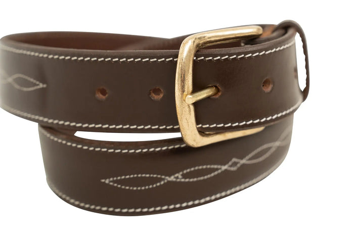 Huntley Equestrian Fancy Stitched Belt