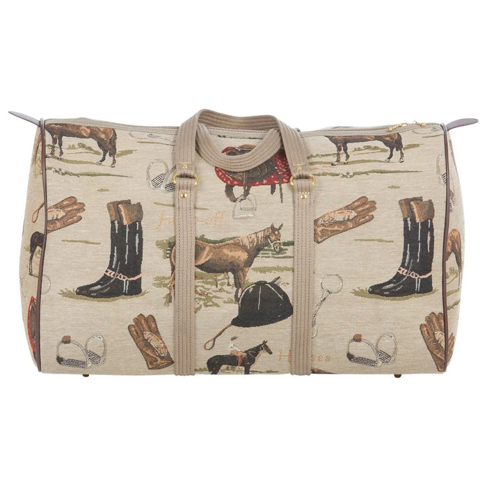 Huntley Equestrian - Huntley Equestrian Tapestry Duffle Bag-English Design - English Design - View 2