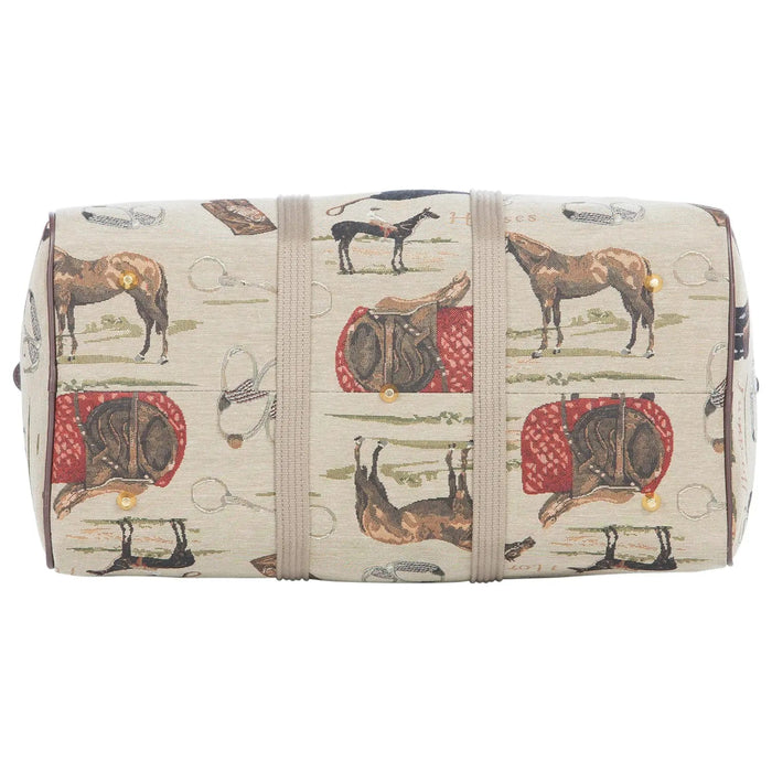Huntley Equestrian - Huntley Equestrian Tapestry Duffle Bag-English Design - English Design - View 5
