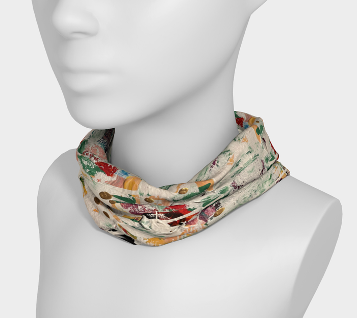 "Ice" Headband" (White, Multi)