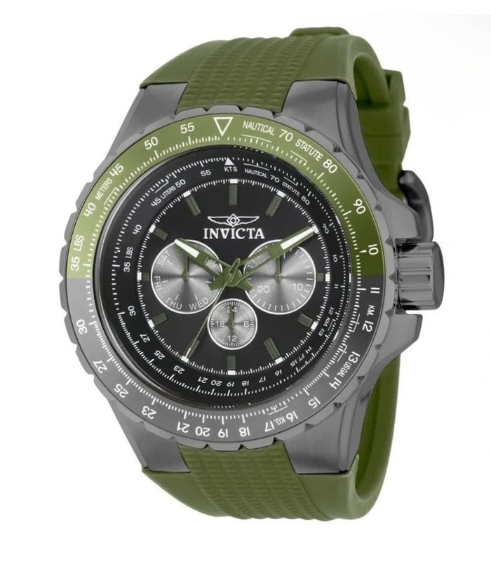 Invicta Aviator Skyshock Men's Watch - 50mm, Green 39310