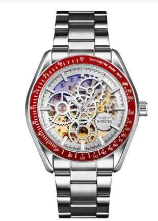 Invicta Objet D Art Excelsior Automatic Men's Watch w/ Skeleton Dial - 43mm, Silver 69596 - Watches - Jawns on Fire Sneakers & Shoes