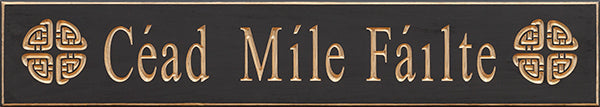 Cead Mile Failte (black knot)