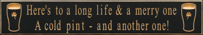 Irish Sayings Carved Wood Pub Signs