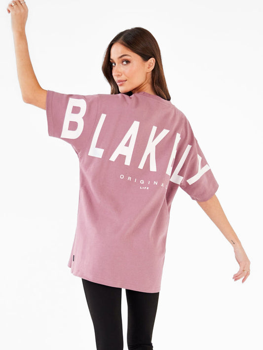 Isabel Oversized T-Shirt - Dusty Rose