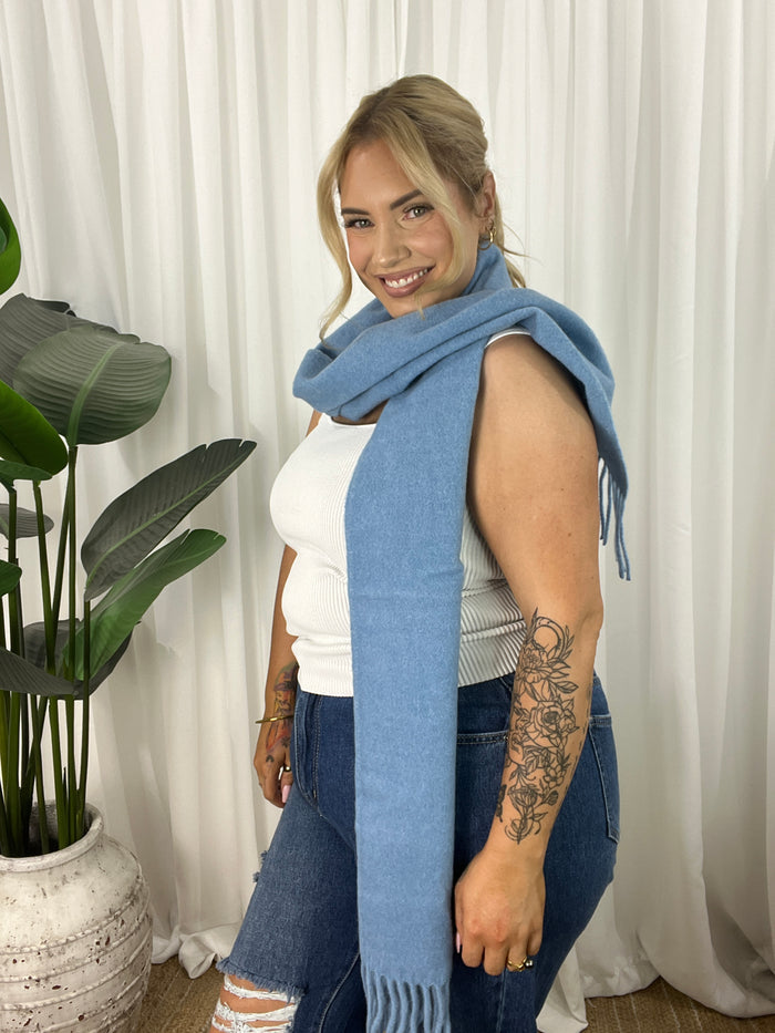 Jaye Scarf- Baby Blue