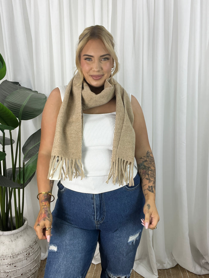 Jaye Scarf- Beige