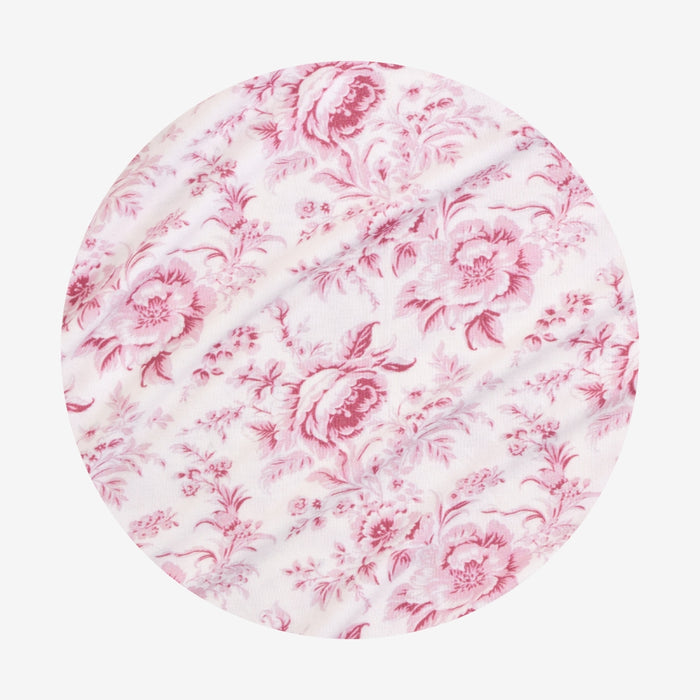 pink floral print swatch