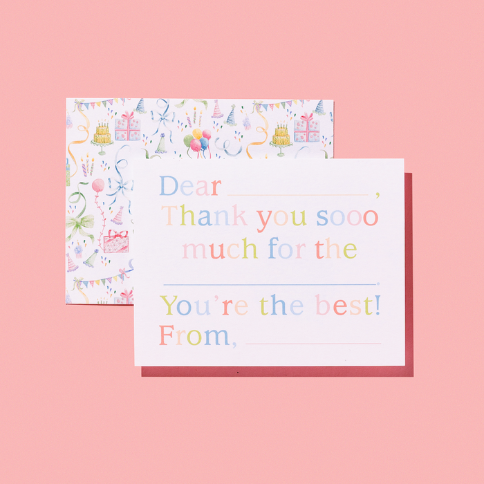 Joy Creative Shop x Petite Keep™ Fill In the Blank Thank You Notes