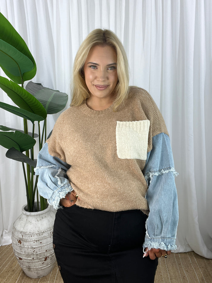 Jupiter Contrast Jumper (EOFY SALE)