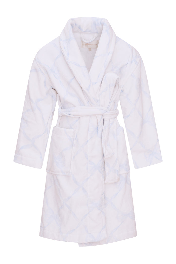 Kids Cotton Bath Robe - BLUE SWEETHEART
