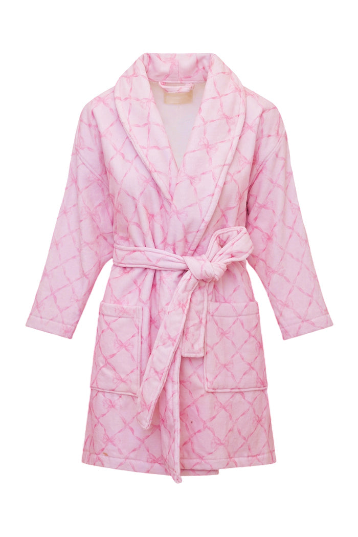Kids Cotton Bath Robe - PINK SWEETHEART