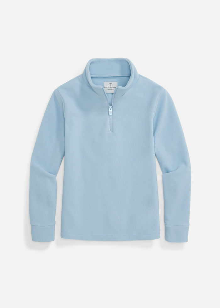 Kids Windabout Pullover in Vello Fleece (Ice Blue)