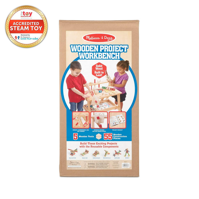 Box packaging for Melissa & Doug Wooden Project Bench