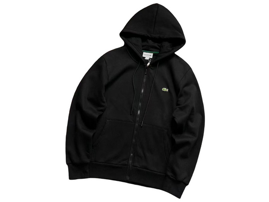 Lacoste Classic Zip Hoodie Black