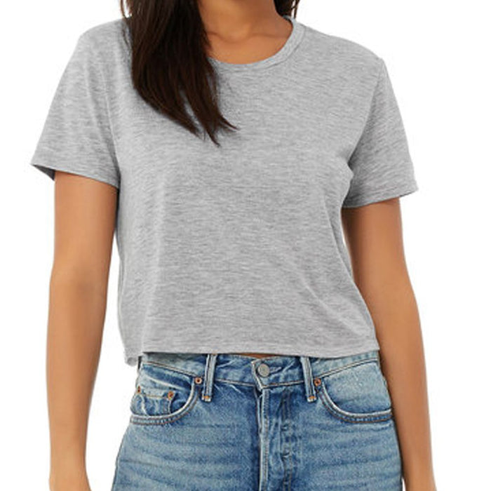 Ladies' Flowy Cropped T-Shirt