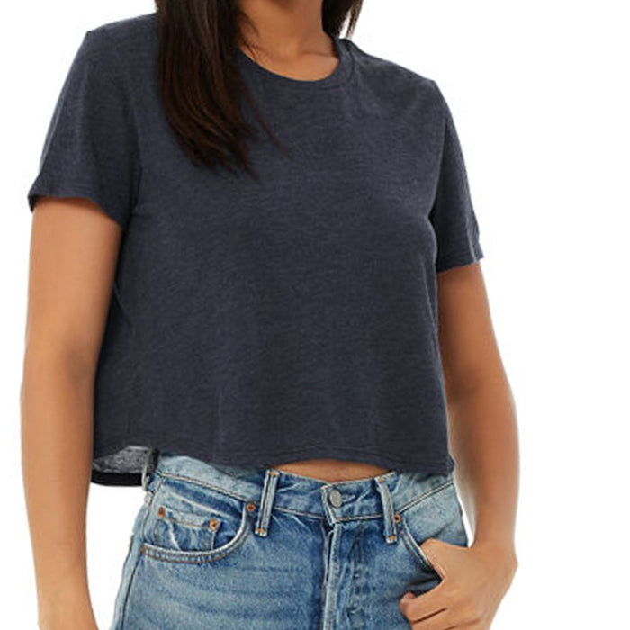 Ladies' Flowy Cropped T-Shirt