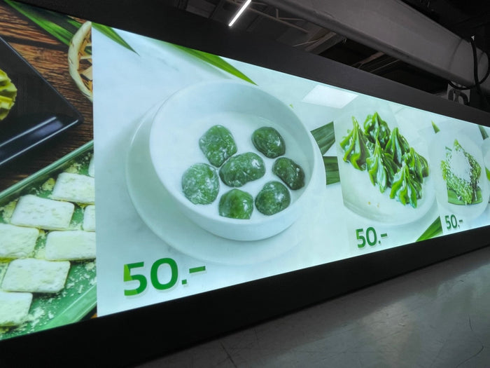 ป้ายไฟ LED Slim Lightbox ป้ายกรอบไฟแบบบาง ดีไซน์ทันสมัย สว่างคมชัด เหมาะสำหรับป้ายโฆษณา หน้าร้าน และงานโปรโมชัน