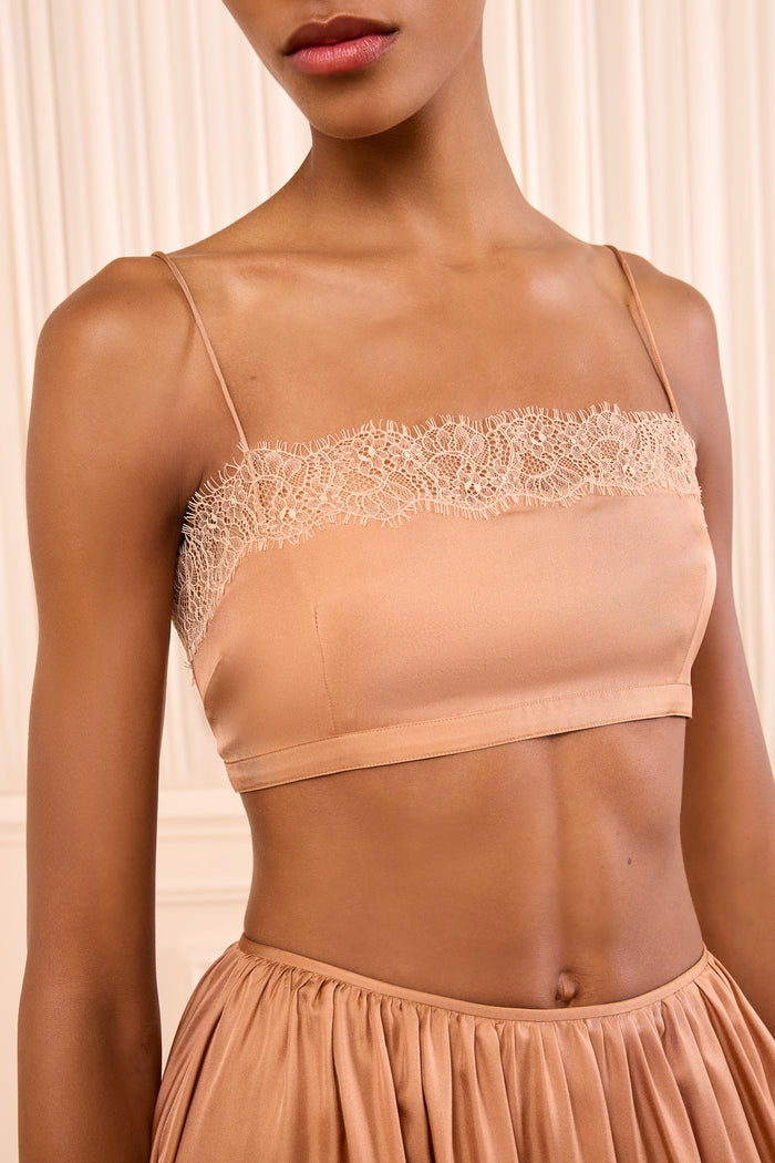 Leiko Lace Bralette - Macaroon