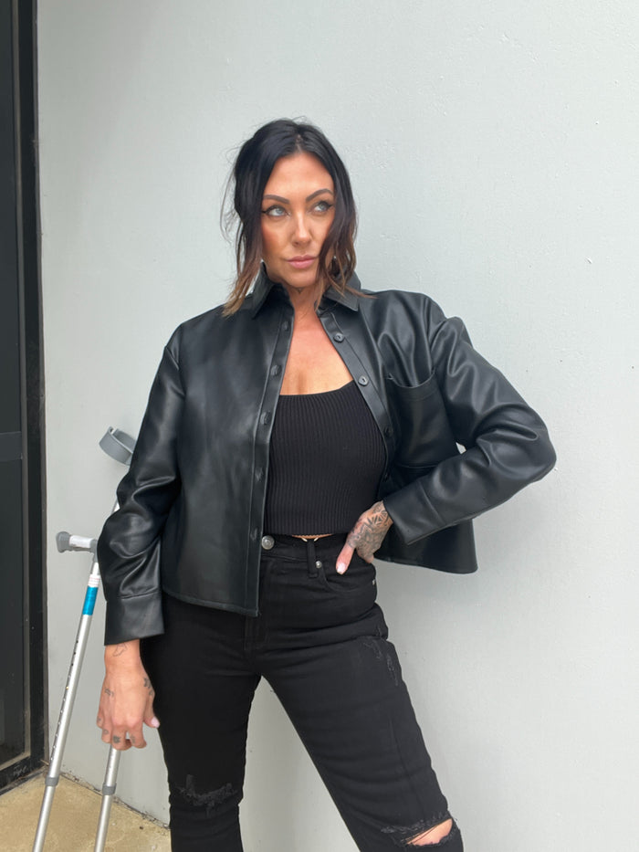 Lexx Crop Shacket (EOFY SALE)