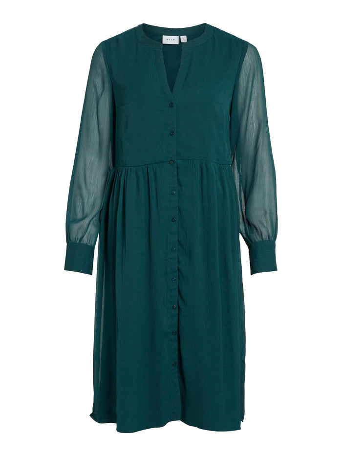 LIA MIDI DRESS (PONDEROSA PINE)