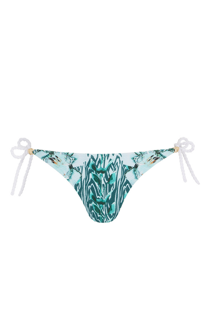 Liana Tie-Side Bikini Bottom - Blue Mix