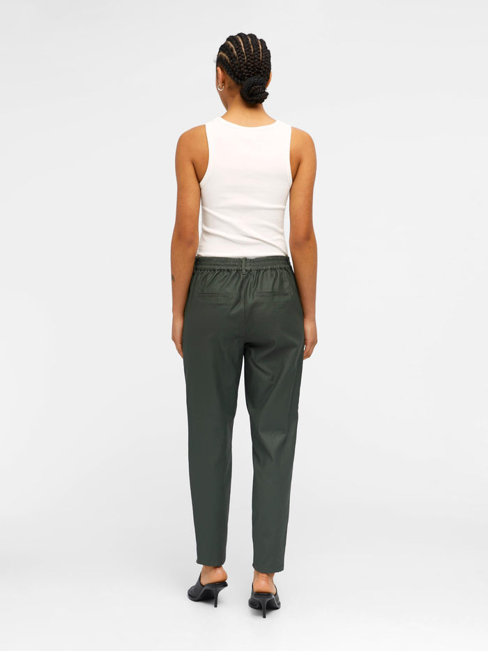 LISA COATED PANTS (DUFFLE BAG GREEN)