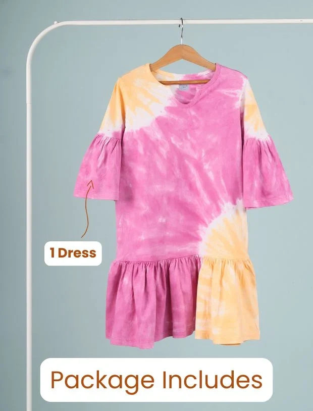 kids tie dye dress-Tweeny Mini