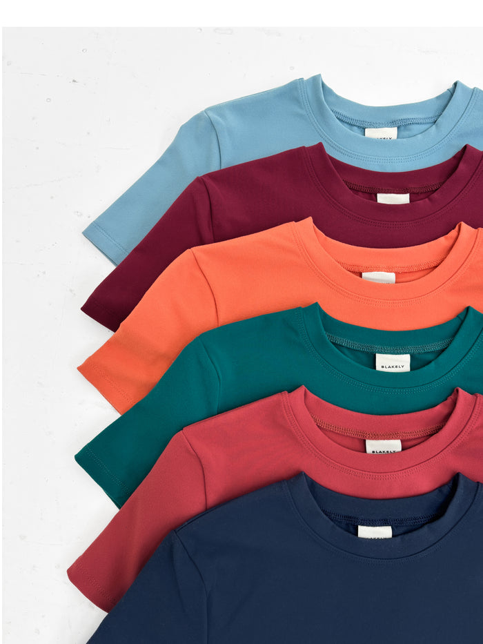 Lucia Baby Tee - Navy