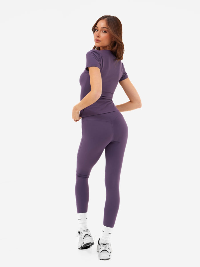 Lucia Baby Tee - Rich Plum