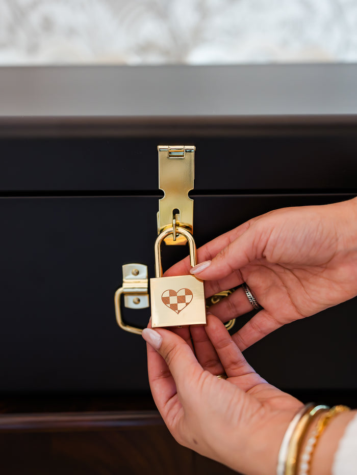MacKenzie-Childs x Petite Keep Square Padlock