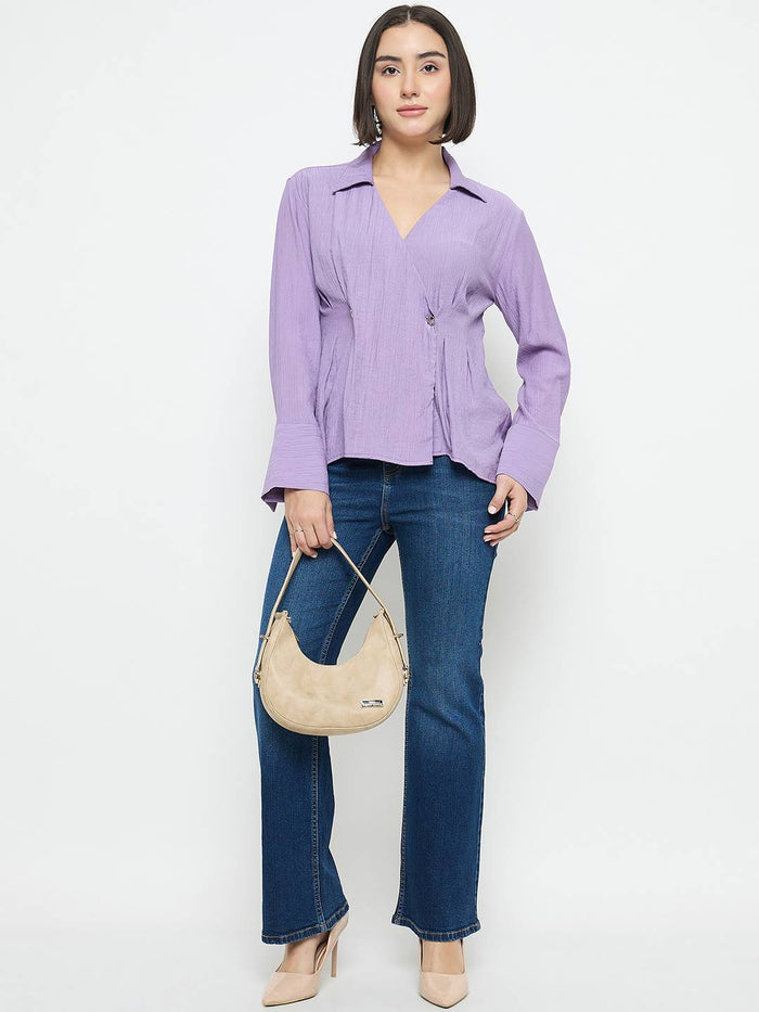 Madame Dark Blue Flared Jeans