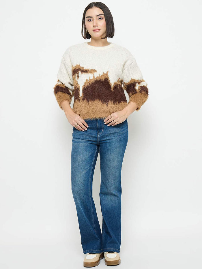 Madame Mid Blue Flared Jeans