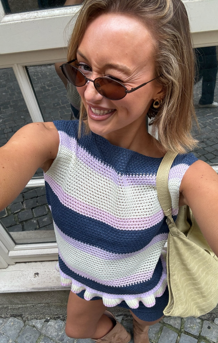 Mallow Peplum Top