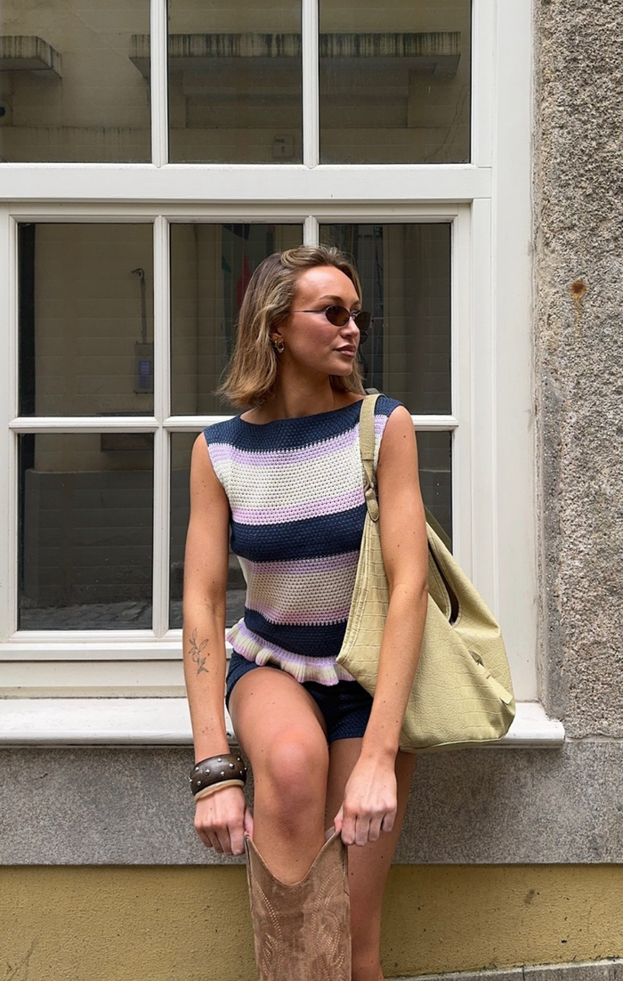 Mallow Peplum Top